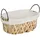 KESPER Brot- und Obstkorb holzgeflochten 19641 | Größe: 25 x 17 x 15 cm