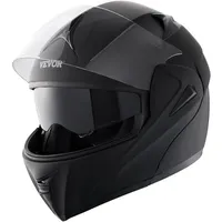 Vevor Motorradhelm Schwarz M