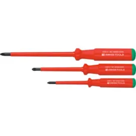 PB SWISS TOOLS Pozidriv-Schraubendreher-Satz SwissGrip 3-teilig