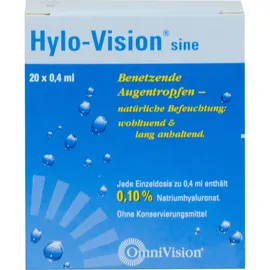 OmniVision Hylo-Vision Sine Einzeldosispipetten