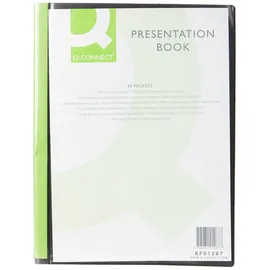 Q-Connect Sichtbuch A4 Schwarz 40 St.