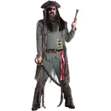 maskworld Zombie Pirat Kostüm Herren XXL