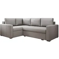 Luxusbetten24 Schlafsofa Designer Sofa Cortino, mit Schlaffunktion und Stauraum beige