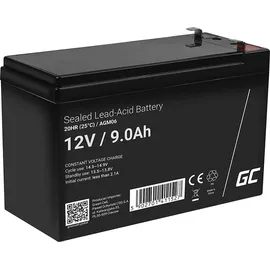 Green Cell AGM 12V 9Ah VRLA Blei-Batterie Bleiakku Ersatzakku Gelakku Akkubatterie Zyklenfest Unbemann UPS, USV, Notstrom, USV-Anlage, UPS -Anlage, Backup-Batterie, Batteriebackup