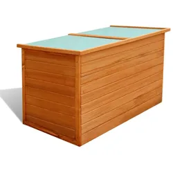 vidaXL Garten-Aufbewahrungsbox 126x72x72 cm Holz