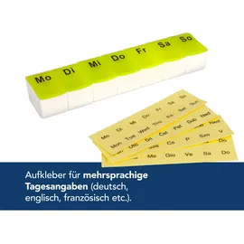 First Aid Only Tablettenbox gelb, weiß