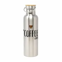 Ppd Trinkflasche Edelstahl Thermosflasche coffee lover 750 ml mehrfarbig