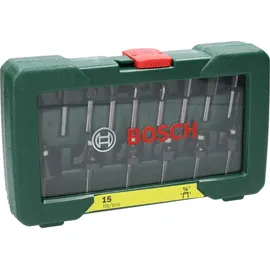 Bosch DIY Hartmetall Fräser-Set 15-tlg. 2607019468