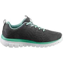 SKECHERS Graceful - Get Connected Wide Fit Charcoal / Green 38
