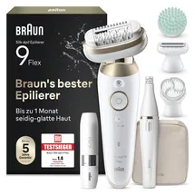 Braun Silk-épil 9 Flex 9-681 3D weiß/gold