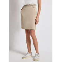STREET ONE Damen A361728 Paperbag Rock, Safari Beige, 40