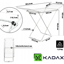 Kadax Resby 18 m Weiß