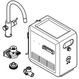 Grohe Blue Professional C-Auslauf Set supersteel 31325DC2