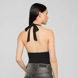 URBAN CLASSICS Neckholder Top Schwarz L