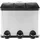 Hti-Living Mülltrenner 45 l Silber Schwarz