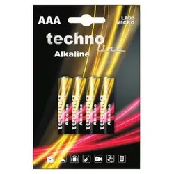 technoline Batterien AAA / Micro LR03 Alu, Eisen, Stahl & Metall