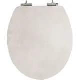 Primaster WC-Sitz mit Absenkautomatik Betonoptik MDF,