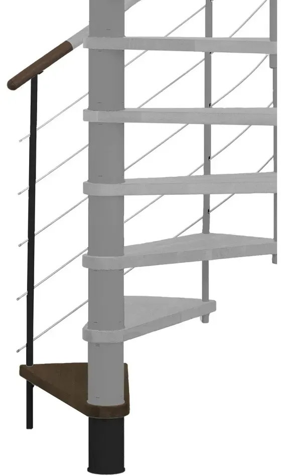 Minka Höhenerweiterung für Venezia, 356 cm, 160 cm,Buche,Schwarz,Walnuss gebeizt & lackiert