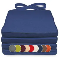 Sunnypillow 4er Set Stuhlkissen 40 x 45 x 5cm
