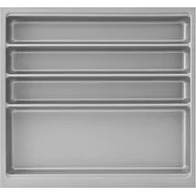 Agoform Scoop II Besteckeinsatz 474 x 516 x 59 mm Kunststoff Silber