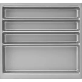 Agoform Scoop II Besteckeinsatz 474 x 516 x 59 mm Kunststoff Silber