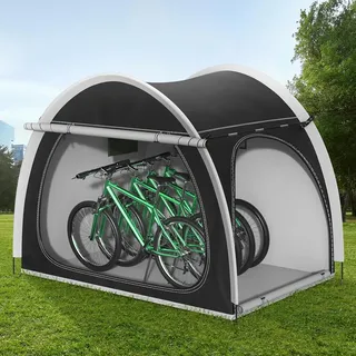WOOLUCK® Garagenzelt 210x150x165cm, Tragbare Fahrradgarage für 3-4 fahrräder, wasserdichte&Anti-UV fahrradzelt
