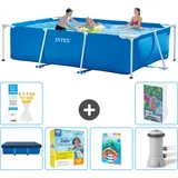 Rechteckiger Frame Pool - 300x200x75 Cm - 7-teilig  S57