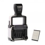 Trodat Professional 5430/L Datumstempel mit Text, 2-farbiger Abdruck