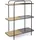 BIZZOTTO Elyot Bücherregal 82 x 35 x 100 cm Beige