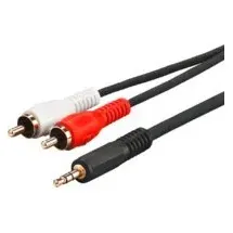 MicroConnect Audiokabel RCA-Stecker / 3,5mm Klinken-Stecker 10,0m (AUDLC10G)