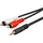 MicroConnect Audiokabel RCA-Stecker / 3,5mm Klinken-Stecker 10,0m (AUDLC10G)