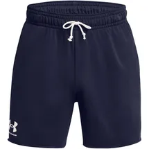 Under Armour Rival Terry Freizeitshorts Herren 410 midnight navy/onyx white M