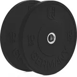 HQ Germany® Training Bumper Plates 50mm | Paar/Set | 5-25kg | Studio Qualität One Size