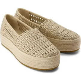 TOMS Valencia Damen Beige/Gold 37
