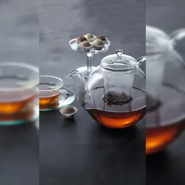 LEONARDO Teekanne Armonia 1200 ml Glas Transparent Klar