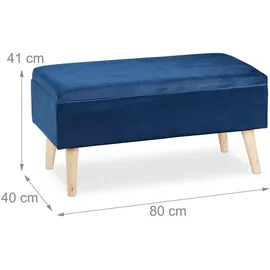 Relaxdays Sitzbank, Jenny (80 cm,