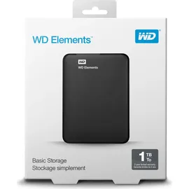 Western Digital Elements Portable 1 TB USB 3.0 schwarz WDBUZG0010BBK-WESN