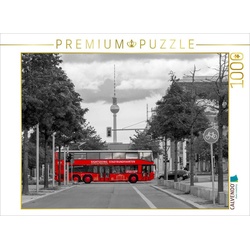 CALVENDO Puzzle CALVENDO Puzzle Der rote Bus, Berlin 1000 Teile Lege-Größe 64 x 48 cm Foto-Puzzle Bild von wkbilder, 1000 Puzzleteile
