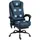 Vinsetto Chefsessel Kunstleder Blau