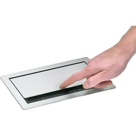 EVOline Flip Top Push M 4xSchuko schwarz