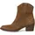 TAMARIS Cowboy Stiefelette Blockabsatz, Festival, Western-Boots mit modischen Nähten braun 36 EU