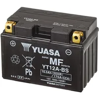YUASA YT12A 12V 175 CCA Hochleistungs-VRLA Motorradbatterie