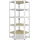shelfplaza HOME 200x70x45 cm Eckregal in weiß mit 5 Böden und 175 kg Traglast pro Boden