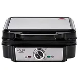 Adler Ad 3083 1800w Waffeleisen - Black / Silver