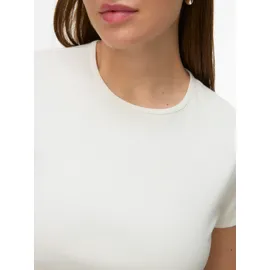 Vero Moda Curve VMCHLOE SS SHORT TOP GA JRS NOOS CUR Weiß L