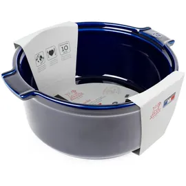 Peugeot Soufflé-Schale, Blau Keramik 21.5x9.7x24.5 cm Kochen, Auflaufformen