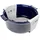 Peugeot Soufflé-Schale, Blau Keramik 21.5x9.7x24.5 cm Kochen, Auflaufformen