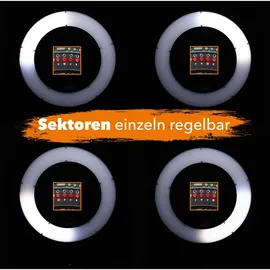 Walimex Pro LED 500 Ringleuchte Dauerlicht, Schwarz