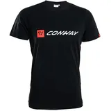 Conway Logoline Kurzarm-T-Shirt schwarz XXL
