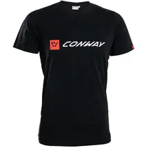 Conway Logoline Kurzarm-T-Shirt schwarz XXL